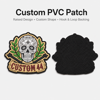 Badges en caoutchouc brodés à repasser Patchs de décoration personnalisés pour vêtements chapeaux sacs-mettant en vedette fleur Animal fée
