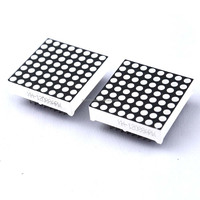 Affichage matriciel LED DIP 8x8 professionnel, super lumineux, 8*8 points, affichage matriciel LED FND Arduino, intérieur, métro, OEM