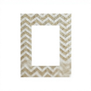 BS INTERNATIONAL Modern Customized Dark Finished Eco-Friendly Handmade Bone Inlay <b>Mirror</b> Polished Electricity-Free <b>Wall</b> <b>Mirror</b> - Product Image 4