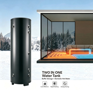 Réservoir d'<span class=keywords><strong>eau</strong></span> multi-espaces en acier inoxydable pour pompe à chaleur de restaurant, capacité 12 kW, 20 kW, 23 kW, 31 kW - Product Image 3