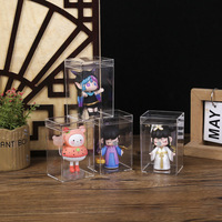 Boîte de rangement en plastique PS de qualité alimentaire, sans odeur, pour biscuits, gâteaux et sucre, boîte à chocolat en acrylique