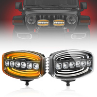 Lumière tout-terrain à LED de 9 pouces Design breveté DRL bicolore 24V LED Driving Light