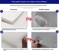 Vente en gros pas cher Rouleau de feuille de mousse perforée éponge en polyuréthane ignifuge haute densité antichoc pour une utilisation en extérieur dans les hôtels