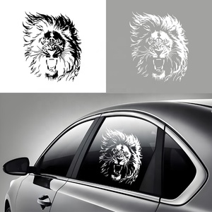 สำหรับมอเตอร์ทั่วไปสติกเกอร์ติดรถยนต์ปรับแต่งได้กันน้ำกันรอยขีดข่วนมีฮู้ดติดด้วยตนเองรูปลอกรูป<span class=keywords><strong>สัตว์</strong></span> - Product Image 2