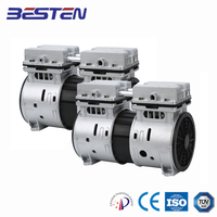 Compresseur d'air sans huile 8L 10L 110LPM 10bar 550W 560W AC 110V Générateur d'oxygène 70 ℃ Haute température 12V Moteur Air Motor