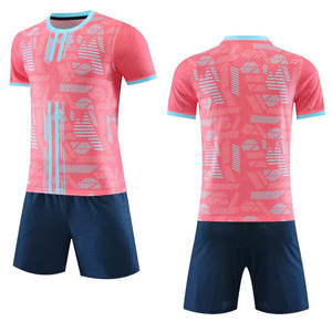 Herren maßge schneiderte Fußball uniform Wärme übertragung Automatisches Schneiden Filz stickerei Personal isierte Fußball uniform Niedriger Preis - Product Image 3