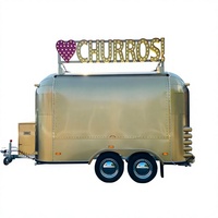 Camion de cuisine mobile en acier inoxydable et camion de café - Équipement de restauration rapide