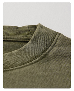 Pequeño pedido personalizado nuevo producto frito copo de nieve High Street Retro marca de moda Camiseta de manga corta ropa de hombre - Product Image 5