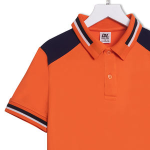 Camiseta Polo Informal Hecha de Tela de Algodón Suave, Cómoda, Flexible y Perfecta para Uniformes Escolares, Empresariales o de Trabajo Minorista - Product Image 1