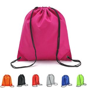 Lanzhen Custom Nylon Drawstring <b>Bag</b> With logo - Product Image 2