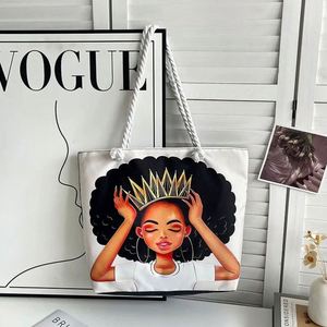 Sac fourre-tout en toile de coton épais, personnalisable avec logo, grand format, écologique, réutilisable, pour le shopping, vente en gros, faible MOQ - Product Image 2