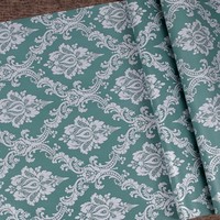 Wallpaper Botani Jinyi DIY (45 X 400 CM Kuning Mustard) |   Stiker Dinding PVC Motif Bunga Damask Perekat Sendiri (Roll) |   Desain Anak-Anak