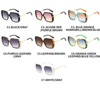 Lunettes de protection contre la lumière bleue surdimensionnées à monture intégrale, motif géométrique pour femmes et hommes, utilisation informatique, verres anti-radiation