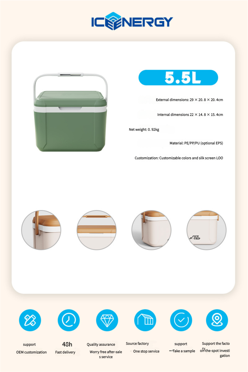 5,5 L blanc + sac de glace * 6