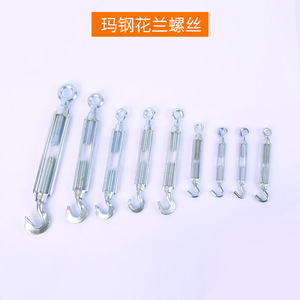 ตัวปรับความตึงลวดสลิงแบบเปิด Hongming Rigging พร้อมตะขอและห่วงเหล็กอ่อน ขนาดนิ้วแบบอิมพีเรียล ชุบกัลวาไนซ์ - Product Image 5