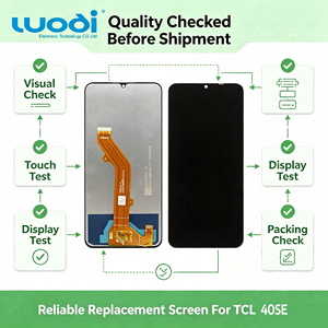 Pantalla de Repuesto para <span class=keywords><strong>TCL</strong></span> 40 <span class=keywords><strong>SE</strong></span> de 6.75 Pulgadas, Pantalla LCD Táctil Digitalizadora TFT, Probada y en Funcionamiento, Venta al por Mayor, Pantalla Táctil en Stock - Product Image 2