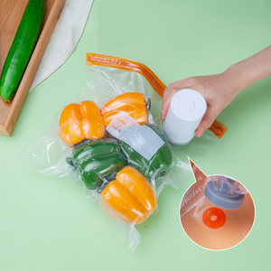 Sacs à collation sur support réutilisables écologiques transparents Sacs de stockage de nourriture extra épais - Product Image 3