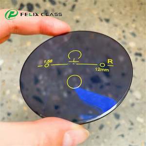 Lentilles optiques progressives photochromiques HMC anti-lumière bleue de haute qualité 1,56, produits semi-finis transparents pour la vente en gros - Product Image 1