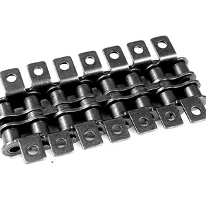 ZOHEN Roller Chain Kualitas Bagus dengan Harga Lebih Murah dengan Lampiran Bengkok 08 B-1-K1 2XP Versi Ramping Di Kedua Sisi