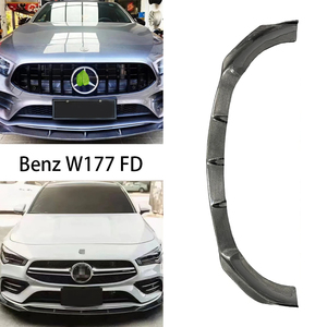 Pour A-Class W176 W177, lèvre avant en fibre de carbone style FD, 2018-2025 - Product Image 2