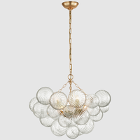 Candelabro grande para sala de estar americana XZ, lámpara colgante sencilla para comedor, candelabro clásico