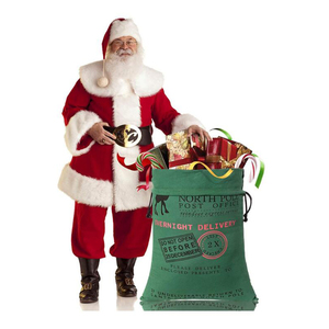 Bolsa de Algodón con Cordón para Regalos de Navidad, Dulces, Compras y Fiestas, Venta al Por Mayor - Product Image 4