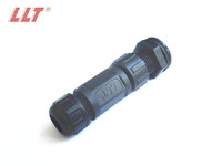Connecteur étanche LLT M12 IP67 12V, 2, 3, 4 broches, montage sur panneau femelle et fiche mâle pour éclairage LED