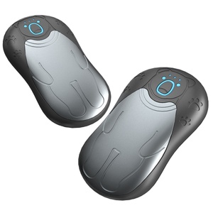 Chauffe-mains magnétique portable rechargeable 2-en-1 mignon pour l'extérieur, ensemble de chauffe-mains magnétique à double face avec fonction de charge - Product Image 1