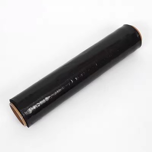 Factory Price Polyethylene <b>Pallet</b> Stretch Film Wrapping Black Stretch <b>Wrap</b> - Product Image 1