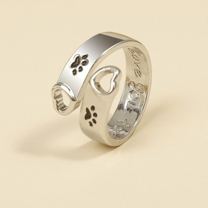 Animal Shape Open <b>Ring</b> Gold Silver Unisex Adjustable <b>Finger</b> Jewelry Gift - Product Image 4