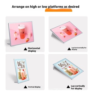 Chiếu sáng LED biển hiệu cho quảng cáo ánh sáng Hộp <span class=keywords><strong>Menu</strong></span> hiển thị cho sữa trà cửa hàng thanh truy cập giá danh sách LED hộp đèn - Product Image 4