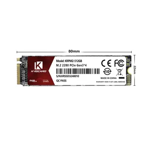 Kricard Hochgeschwindigkeits-PCIE GEN4 SSD 2T PCIE4 M.2 2280 SSD interner Festplattenlauf NVMe SSD