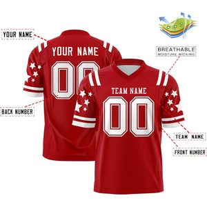 Custom Personalized Football Practice Jersey for Men Women with Team Name Number Logo Stitched Mesh Design B0DKND21ZG - Product Image 1