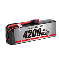 Livraison Rapide Batterie Lipo 4200mAh 3S 11.1V 14.8V 6S 22.2V 45C 65C 120C pour Jouets de Course en Stock 3000 Pièces Prix Plus Bas