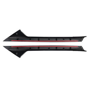Paneles Decorativos para el Parabrisas de Ford BB5Z-7803145-AA y BB5Z-7803144-AA, Franja Decorativa Negra de ABS, Lado Izquierdo - Product Image 4