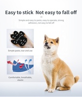Protections anti-salissures en silicone pour animaux de compagnie, chaussures antidérapantes auto-adhésives, protecteurs de griffes pour chiens, autocollants pour pattes pour l'extérieur et l'intérieur