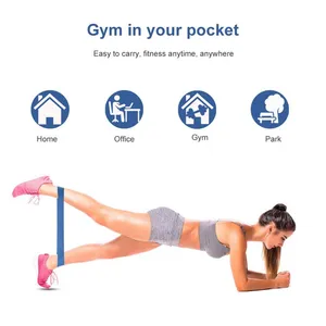 Prezzo di fabbrica Set di 5 Esercizio Lattice di Gomma Resistenza Loop per la Palestra di Formazione di Yoga di Forma Fisica - Product Image 5