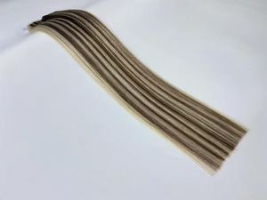 <span class=keywords><strong>Extensiones</strong></span> <span class=keywords><strong>de</strong></span> Cabello Liso con Cinta Adhesiva AVIVA 100% Alineadas con la Cutícula, Doble Trama, Invisibles - Product Image 5