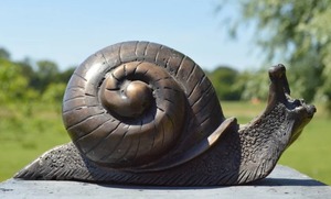 รูปปั้นประดับสวนทำจากทองสัมฤทธิ์รูปสลักเกลียวตกแต่งสวนบ้านสนามหญ้าลานบ้านบ้านไร่รูปปั้นโลหะงานฝีมือ - Product Image 5