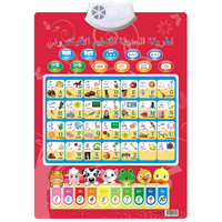 Machine d'apprentissage à bouton-poussoir multifonctionnelle murale pour enfants OEM ABC & 123 Touch & Feel Composants acoustiques