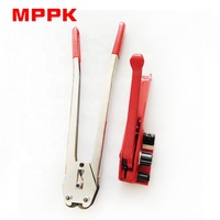Ensemble tendeur et scelleur manuel de sangles PET H19 J19 pour outils manuels de cerclage plastique de 13-19 mm