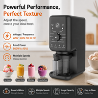 Teendow KF-2502 Pembuat Es Krim Elektrik Otomatis 10-in-1 800W untuk Gelato, Sorbet, Slushy, Milkshake & Frozen Yogurt