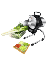 Machine de découpe automatique électrique commerciale pour fruits et légumes, trancheuse, hachoir, avec minuterie, haute efficacité pour la cuisine - Vente chaude