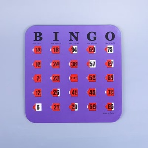 Colorful Handmade <b>Paper</b> Bingo Cards with Numbered Tiles for Party Games - Product Image 3