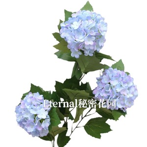 ดอกไฮเดรนเยียประดิษฐ์แบบก้านเดี่ยว สีชมพู สำหรับตกแต่งงานแต่งงานและบ้าน - Product Image 5