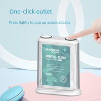Distributeur automatique de fil dentaire compatible avec les bâtonnets de fil dentaire, boîte de 60 unités, cure-dents jetables à glisse douce pour le nettoyage des dents