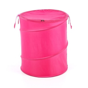 Waterproof PE Cotton PP Pop up Foldable Collapsible Laundry and Trash Basket <strong>Hamper</strong> for Home Collection and Medical Supplies - Product Image 1
