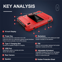 Escáner Automotriz OBDII, Diagnóstico Completo del Sistema, Lector de Códigos Ancel DS700, Analizador de Motor, Software, Escáner Automotriz, CA 12V, Android 11