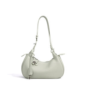 Bolso Bandolera de Moda para Mujer, de Cuero Vacuno Genuino, con Correa Única y Cierre de Cremallera, para Todas las Temporadas, Venta al Por Mayor - Product Image 2