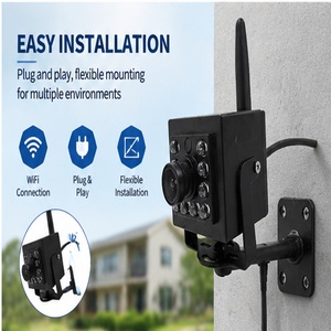 Caméra de sécurité PTZ sans fil, caméra de surveillance dôme extérieure, surveillance par application pour la maison, la cour, le garage - Product Image 4